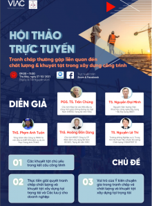 [Tài liệu sự kiện] Hội thảo trực tuyến Tranh chấp thường gặp liên quan đến chất lượng & khuyết tật trong xây dựng công trình